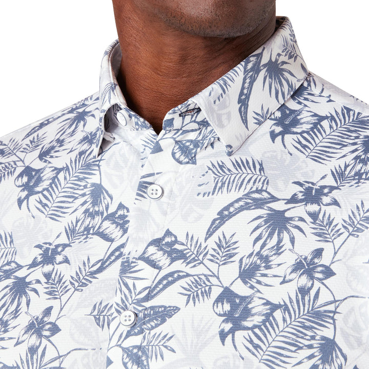 Mizzen+Main Halyard White Palm Short Sleeve