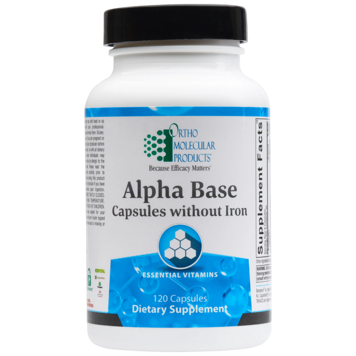 Ortho Molecular Alpha Base Capsules without Iron