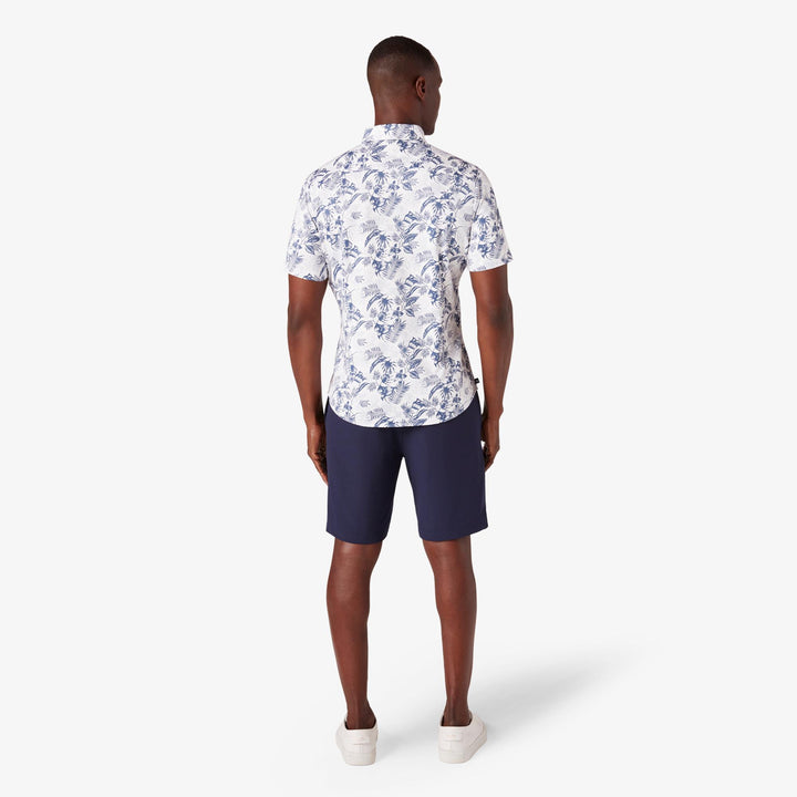 Mizzen+Main Halyard White Palm Short Sleeve