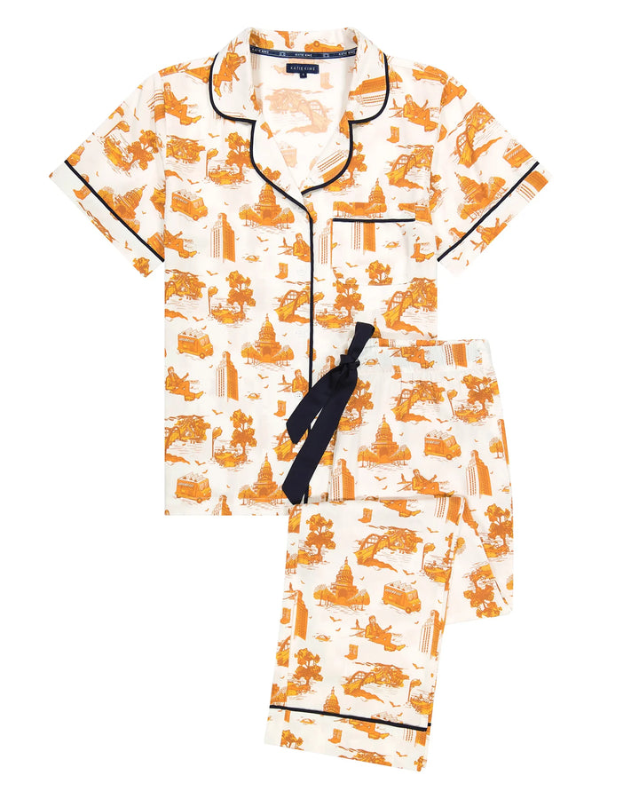 Austin Toile Pajama Pants Set