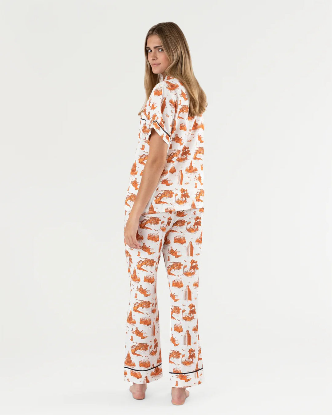 Austin Toile Pajama Pants Set