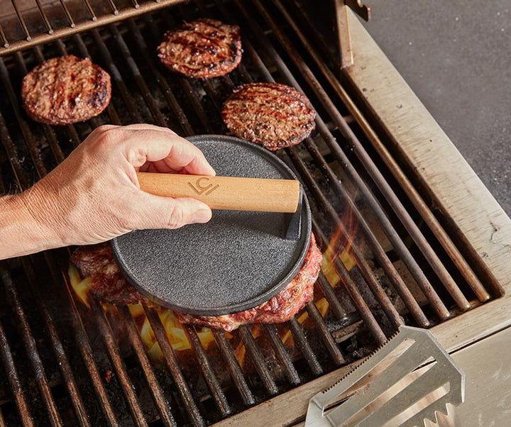 Cole Wheeler Cast Iron Burger Press Kit