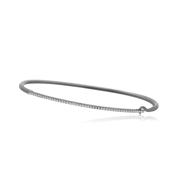 Diamond on Wire Bangle