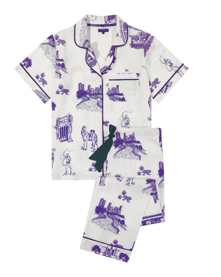 Fort Worth Toile Pajama Pants Set