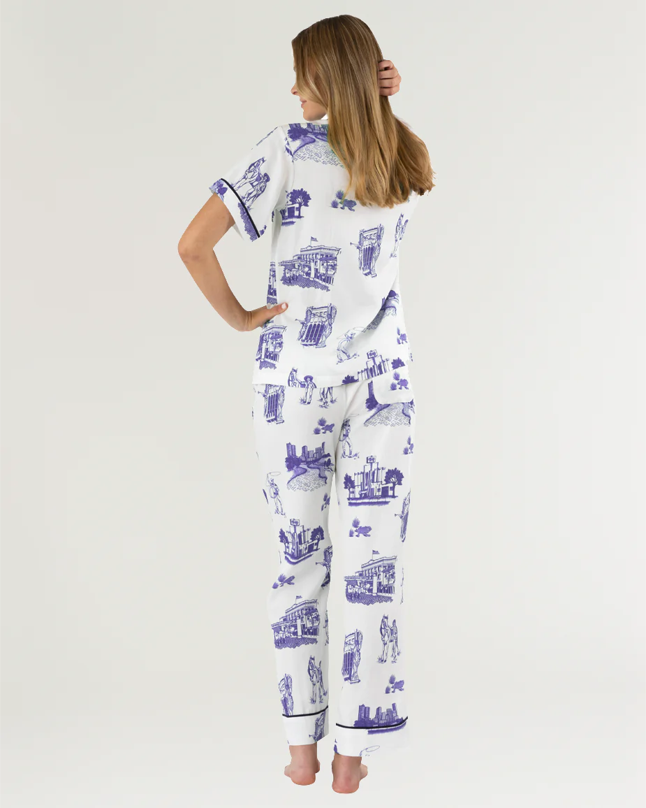 Fort Worth Toile Pajama Pants Set