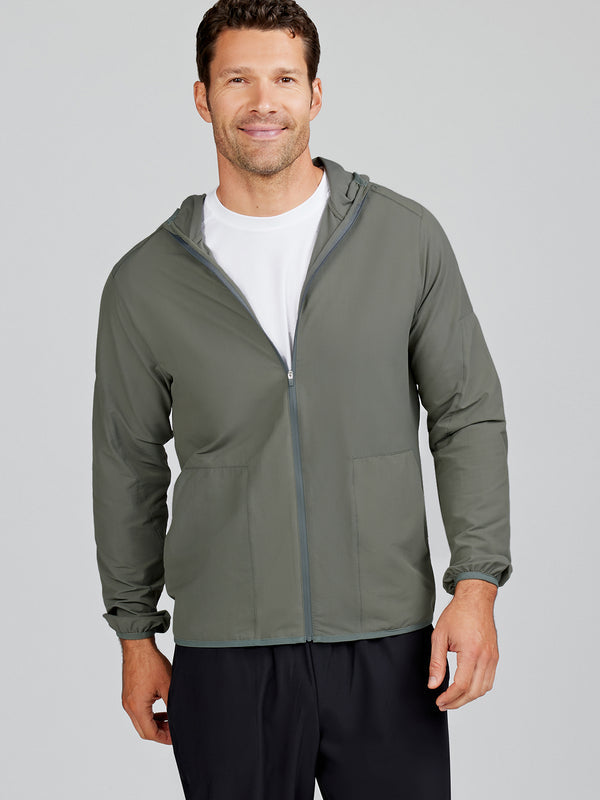 Tasc Swift Hooded Jacket - Shale