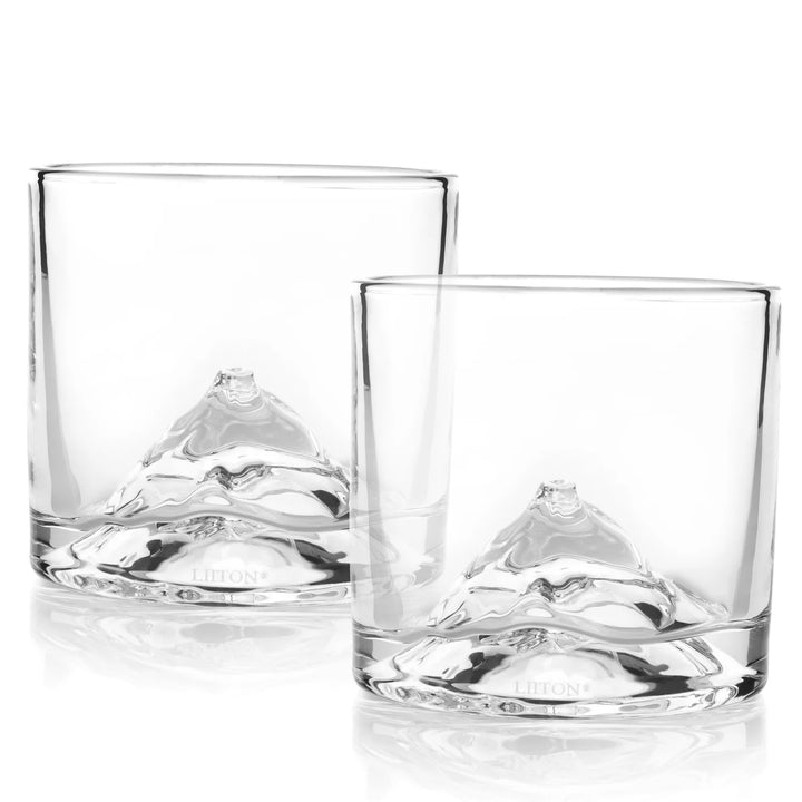 Fuji Crystal Whiskey Glasses Set of 2