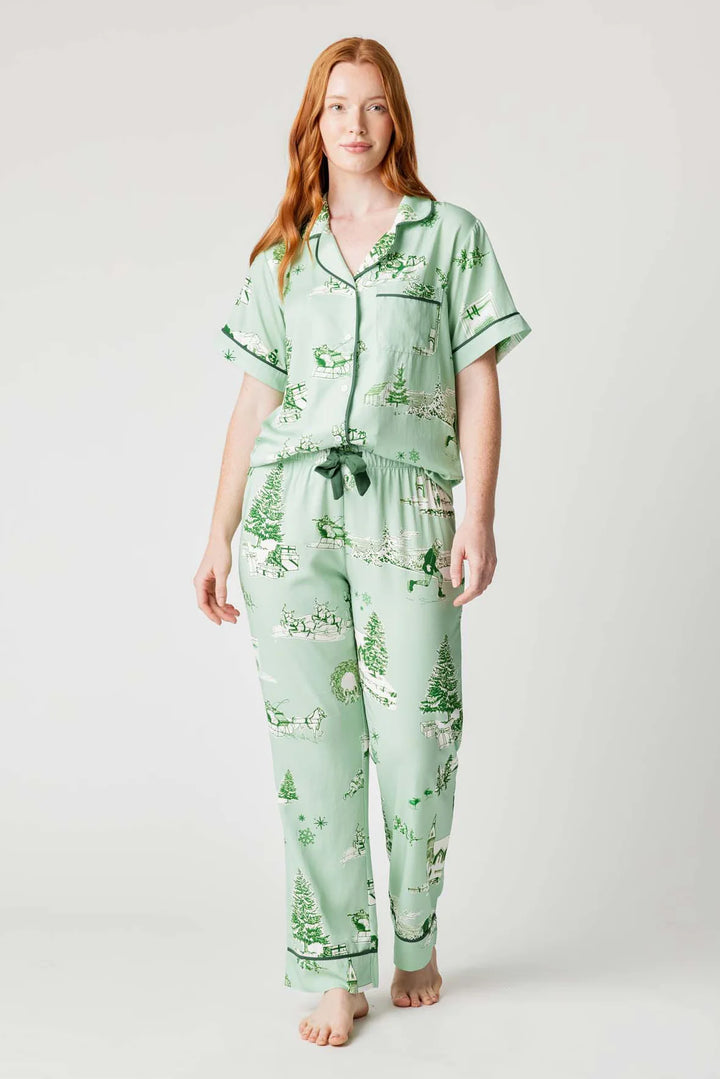 Holiday Toile Pajama Pants Set