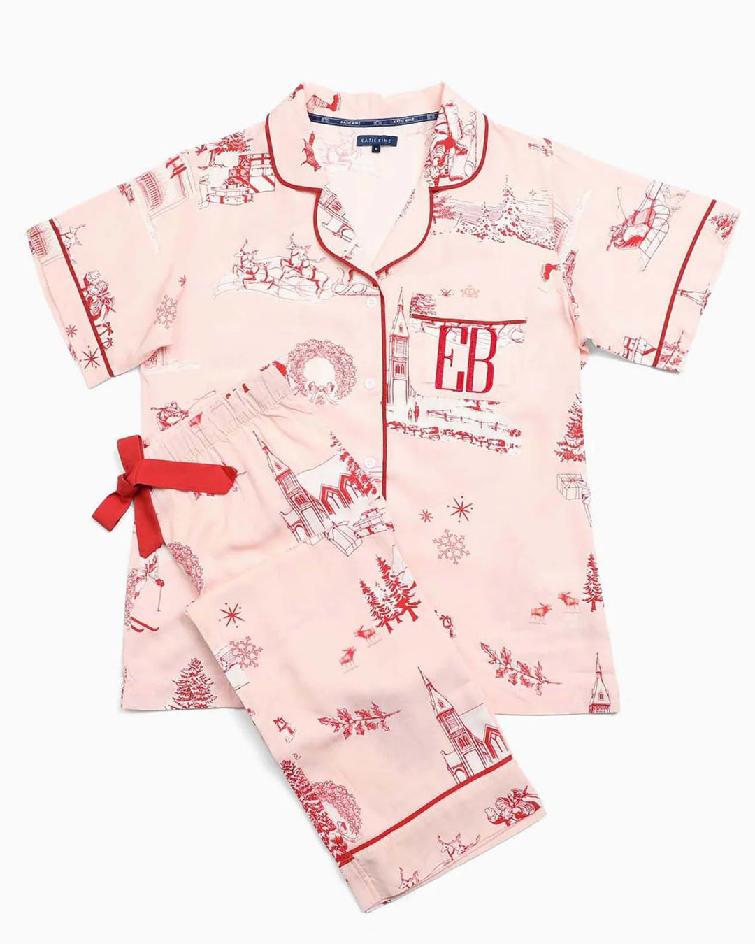 Holiday Toile Pajama Pants Set