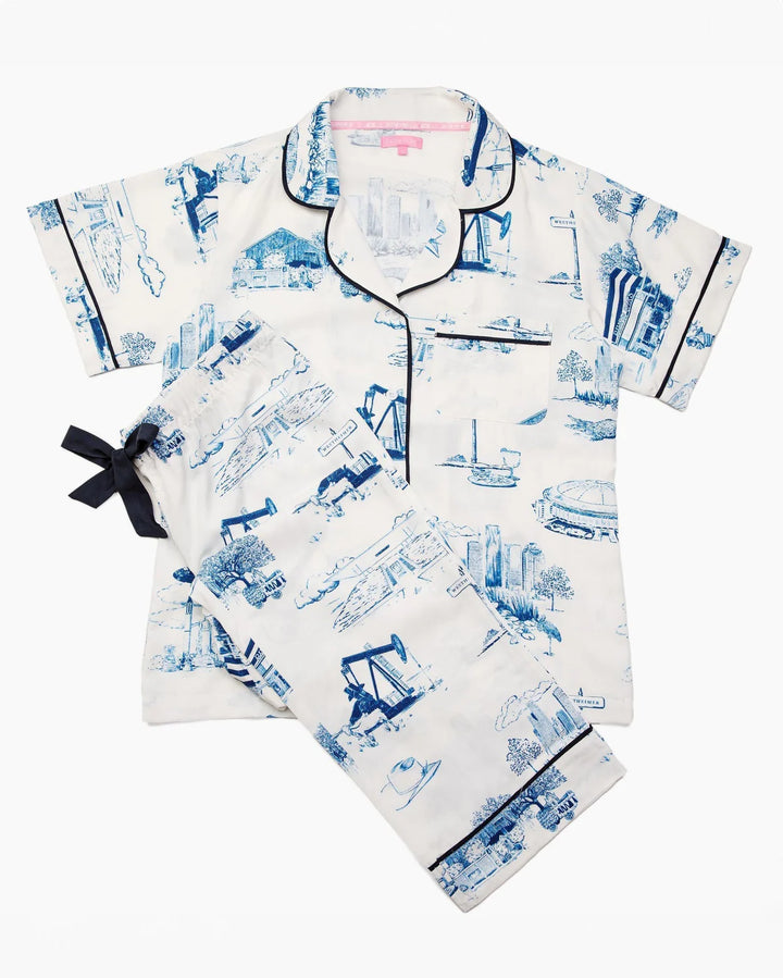 Houston Toile Pajama Pants Set