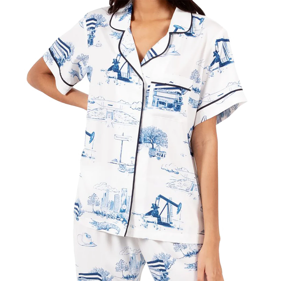 Houston Toile Pajama Pants Set