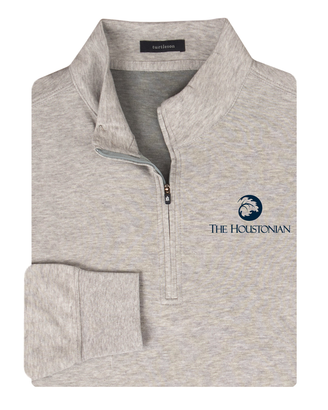 Men's Quarter Zip Pullover with Houstonian Logo