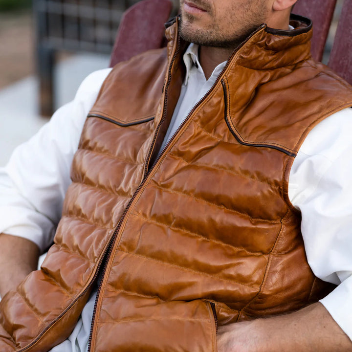 Texas Standard Maverick Leather Vest