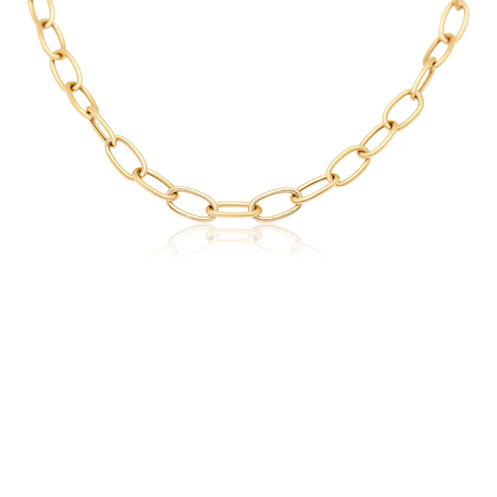 Oval Link Chain Necklace