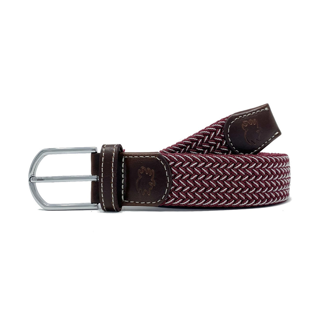 Roostas The Biloxi Two Toned Woven Elastic Stretch Belt