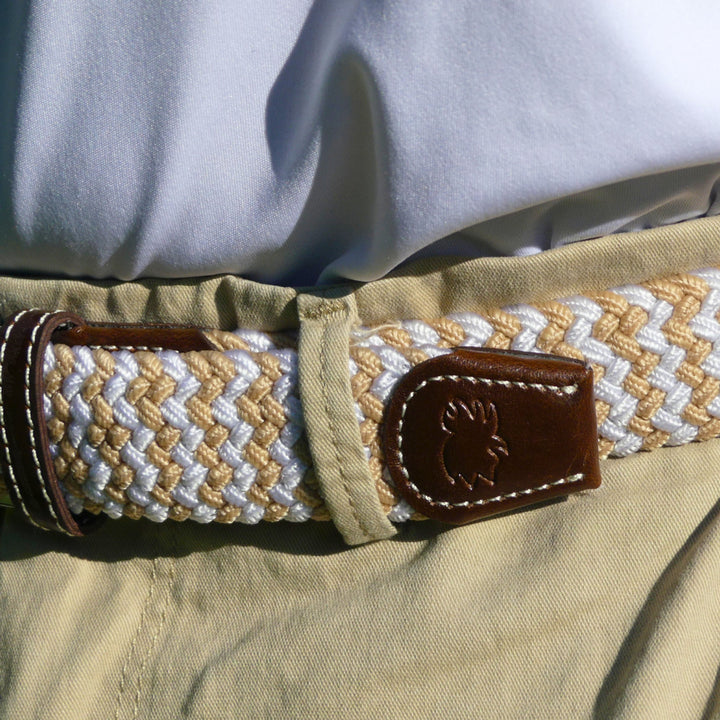 The Seaside Woven Stretch Belt