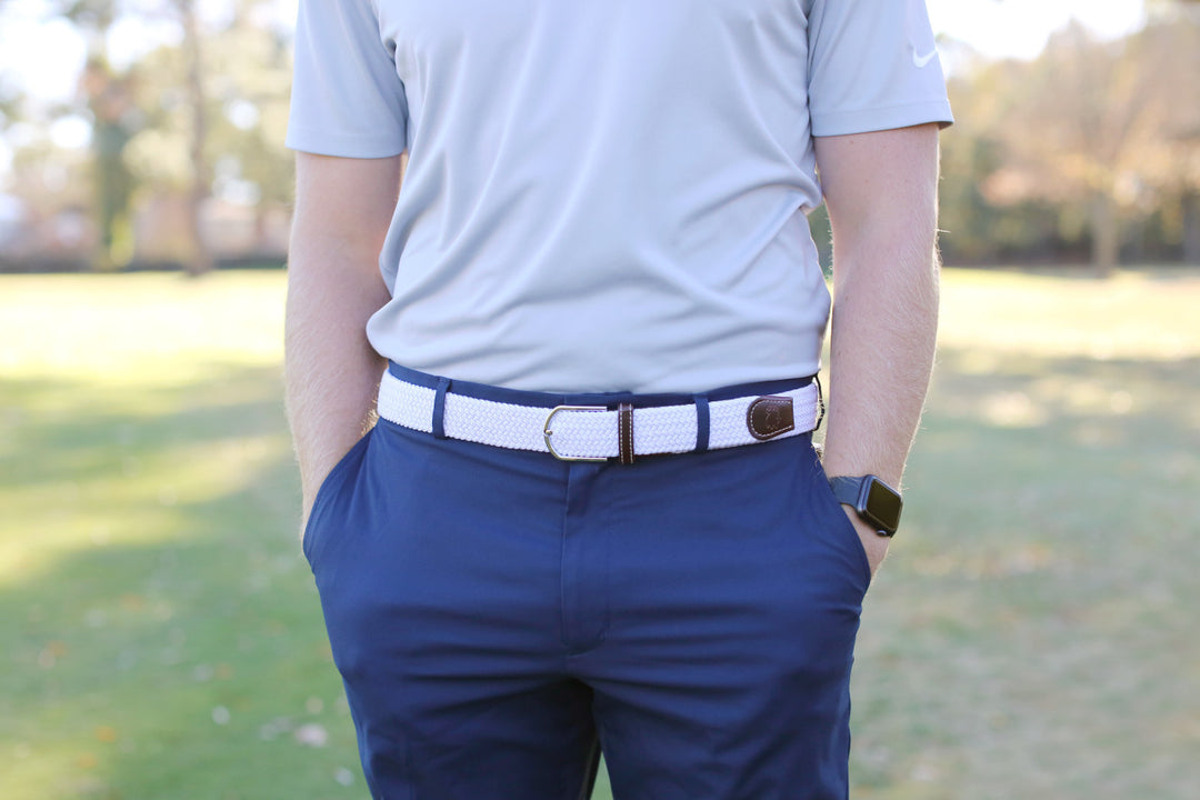 The Destin Woven Stretch Belt