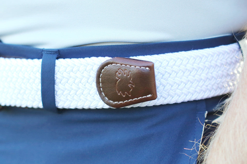 The Destin Woven Stretch Belt