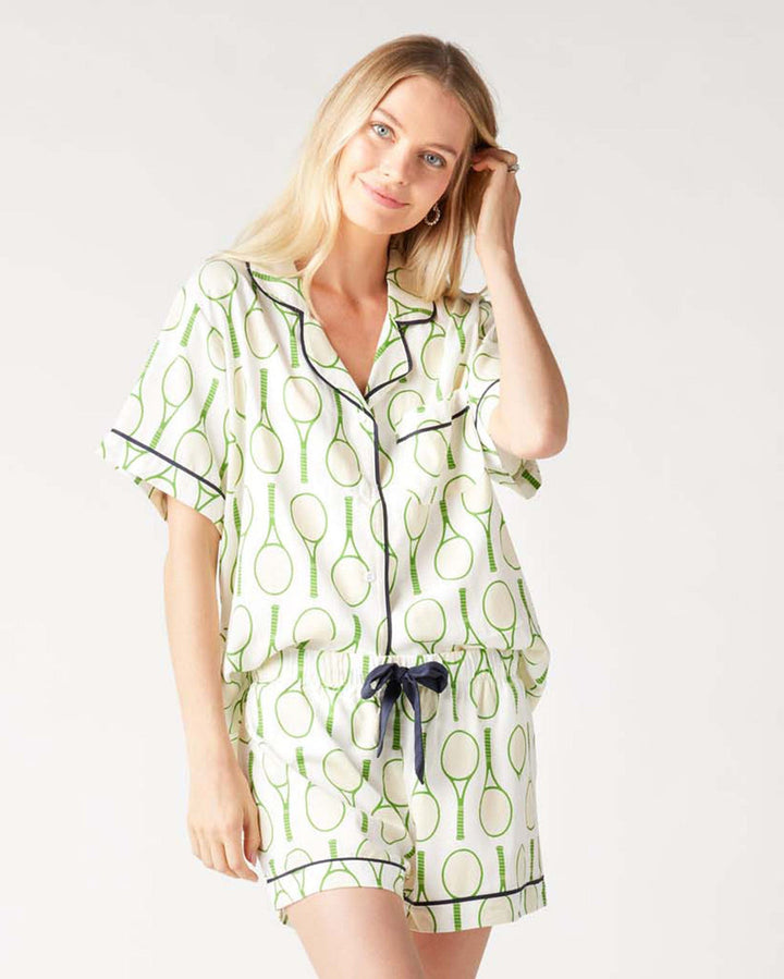 Tennis PJ Shorts Set