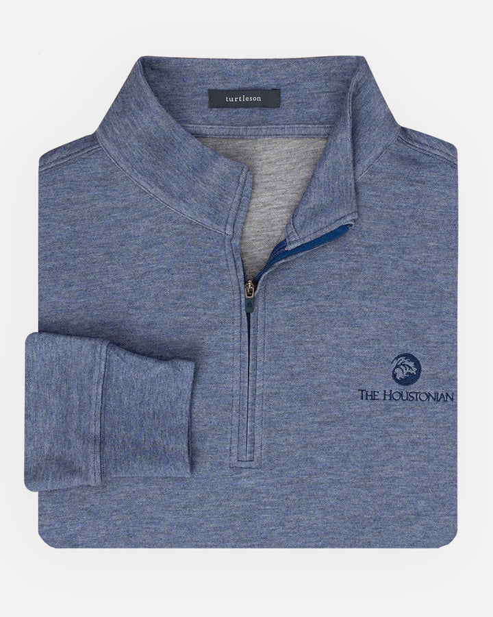 Men's Quarter Zip Pullover with Houstonian Logo