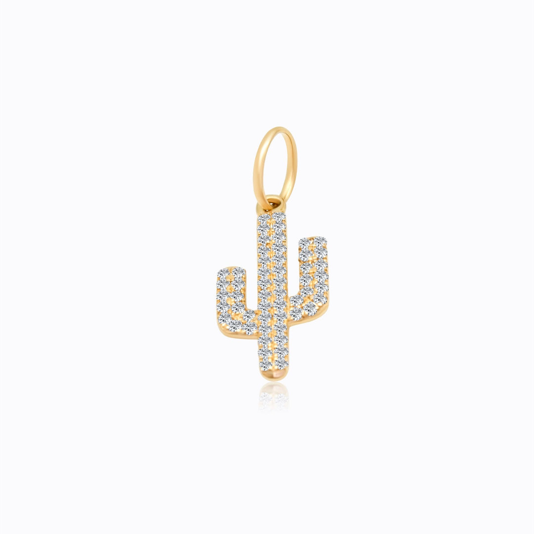 Diamond Cactus Charm