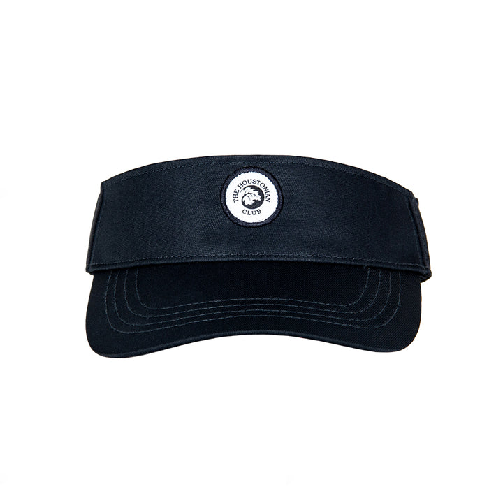 Ladies Black Houstonian Logo Visor