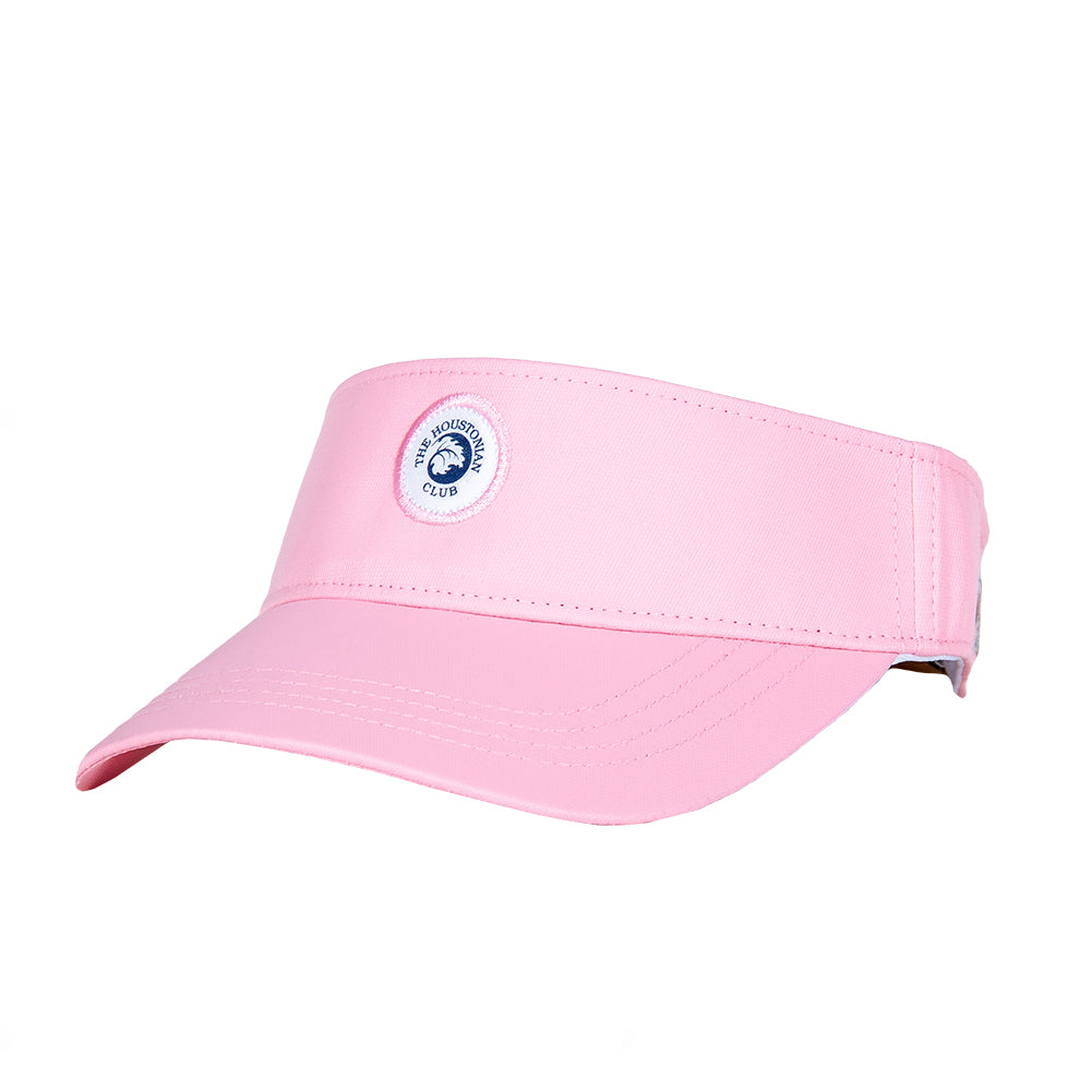 Ladies Pink Houstonian Logo Visor